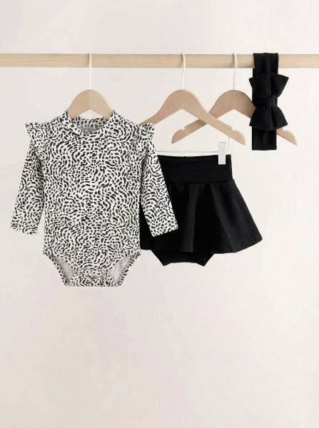 Κορμάκι Ζεβρέ & μαύρο