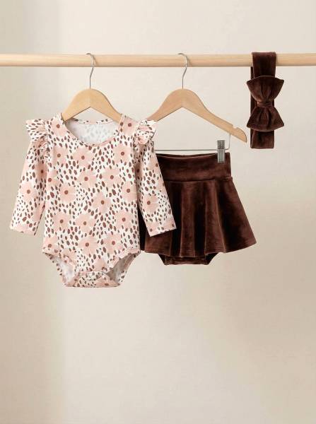 Κορμάκι Μαργαρίτες & καφέ βελουτέ