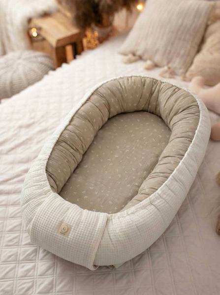 Βρεφική φωλιά Ανθάκι muslin