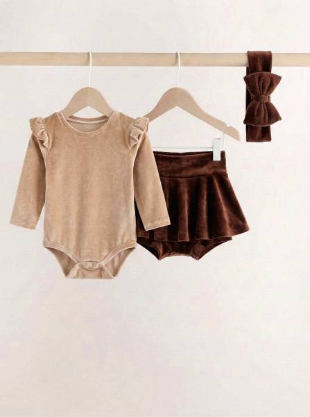 Κορμάκι Caramel & καφέ βελουτέ