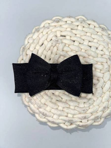 Κορδέλα μαύρη glitter