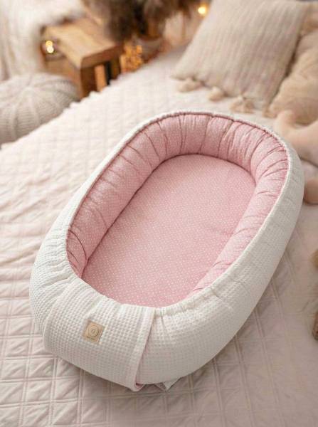 Βρεφική φωλιά Pink dots