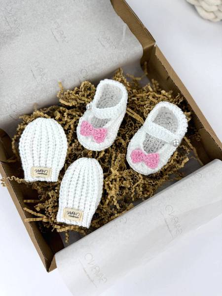 Newborn Garden serenity & Beige dots