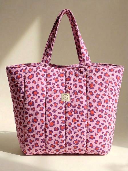 Τσάντα θαλάσσης Pink leopar