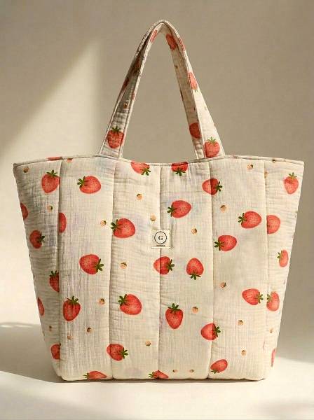 Τσάντα θαλάσσης Strawberries