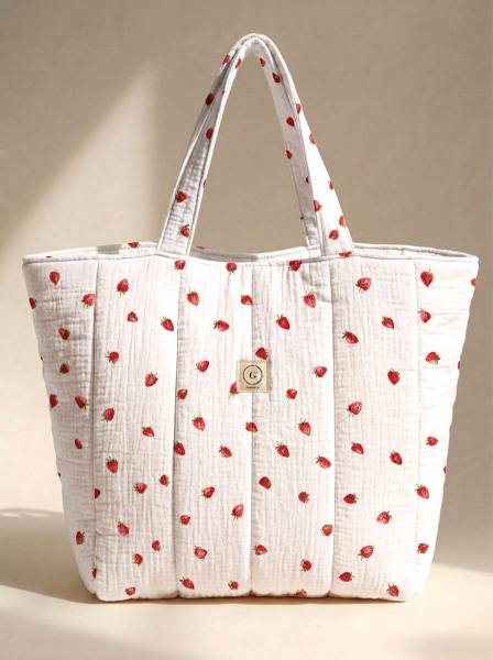 Τσάντα θαλάσσης White strawberries
