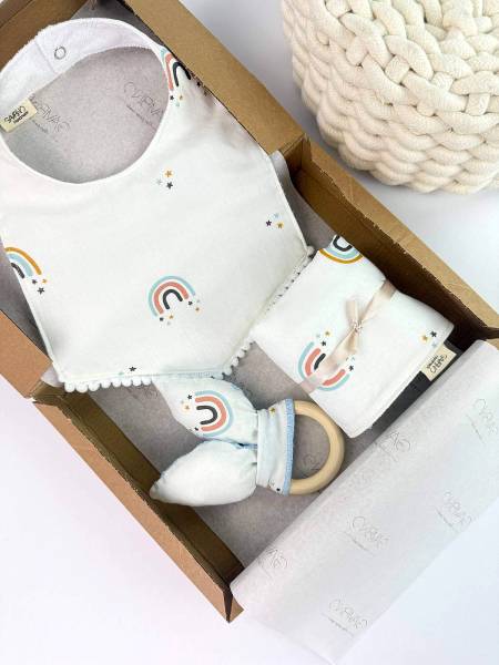 Gift box Pastel rainbow