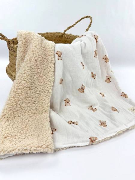 Κουβερτάκι Bear μουσελίνας