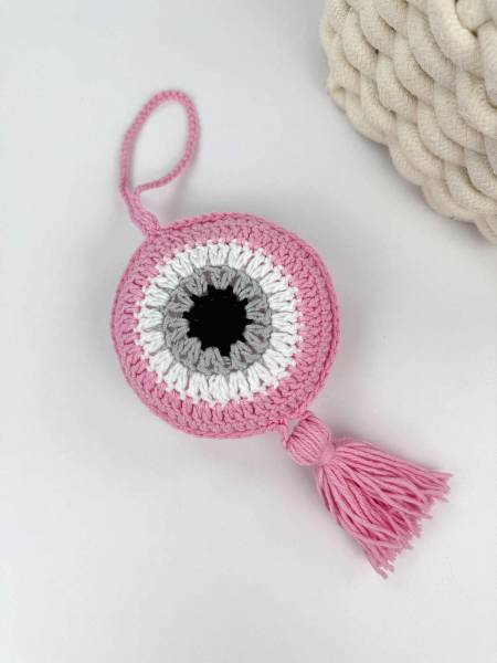 Πλεκτό ματάκι Baby blue