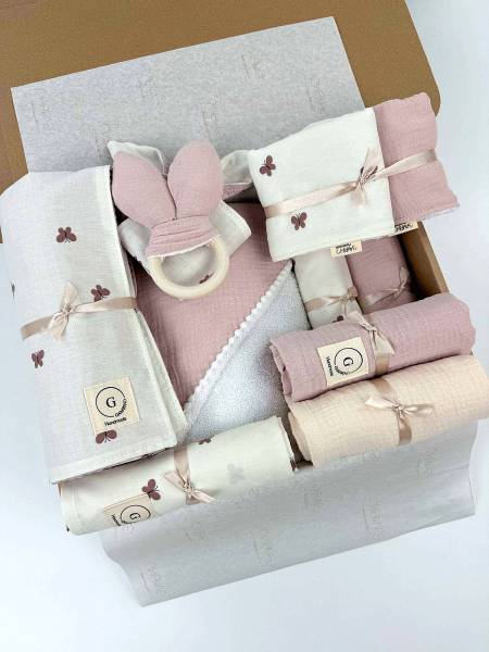 Newborn Butterflies & Nude muslin