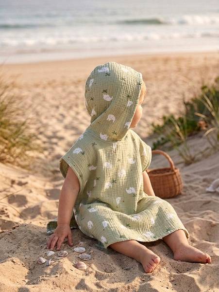 Poncho Ανθάκι muslin