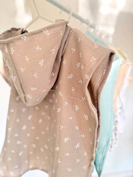 Poncho Ανθάκι muslin