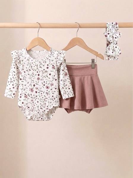 Κορμάκι Little flowers & nude