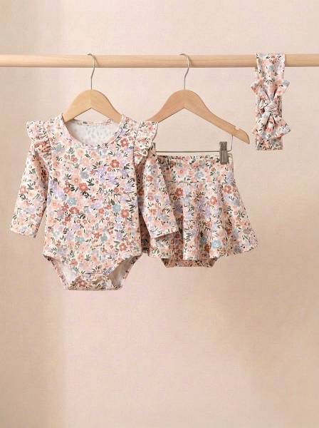 Κορμάκι Pastel floral