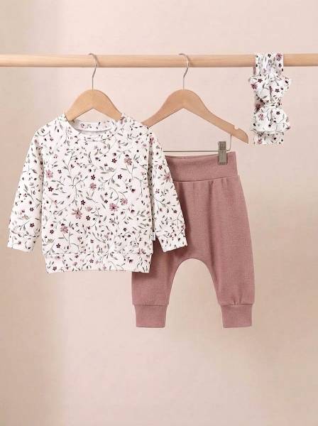 Sweatshirt Little flowers & Nude