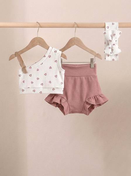 Crop top tiny bows