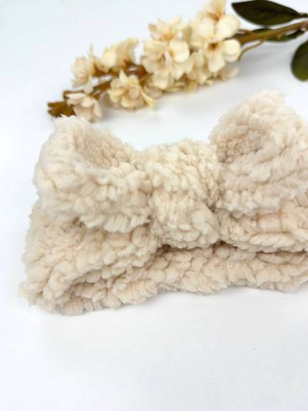 Κορδέλα teddy εκρού