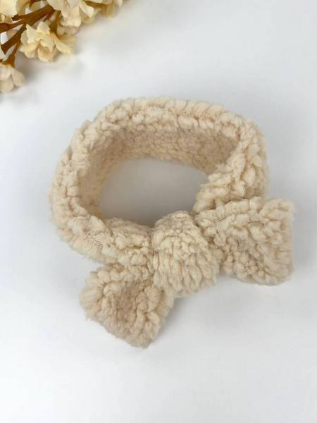 Κορδέλα teddy καφέ