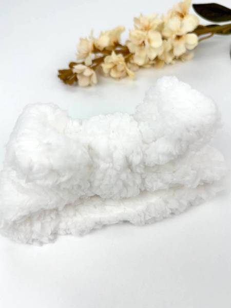 Κορδέλα teddy λευκή