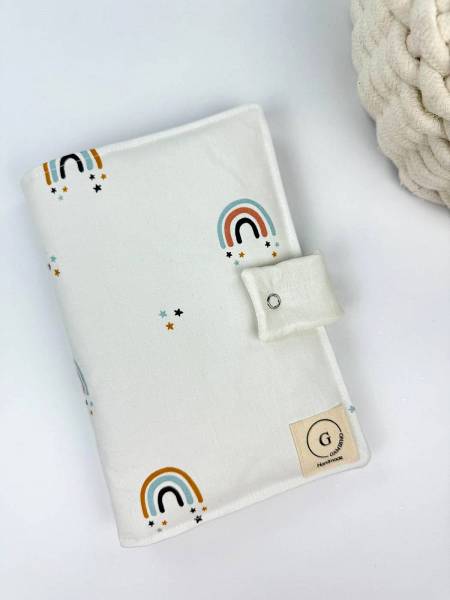 Θήκη βιβλιαρίου Pastel rainbow
