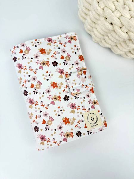 Θήκη βιβλιαρίου Romantic flowers