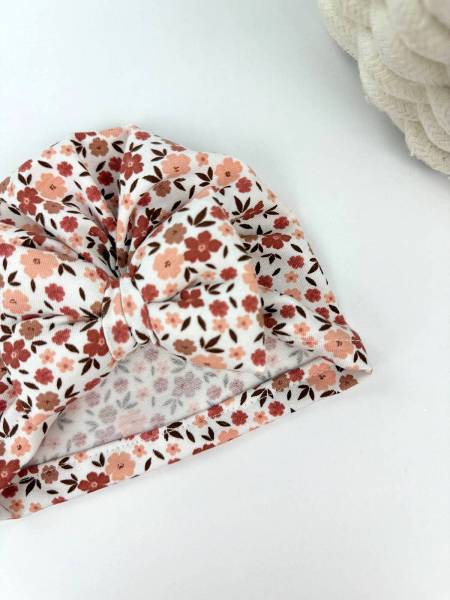 Τουρμπάνι Σομόν καρδιές βαμβακερό