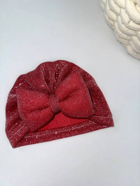 Τουρμπάνι Glitter κόκκινο