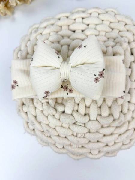 Κορδέλα vanilla flowers βαμβακερή