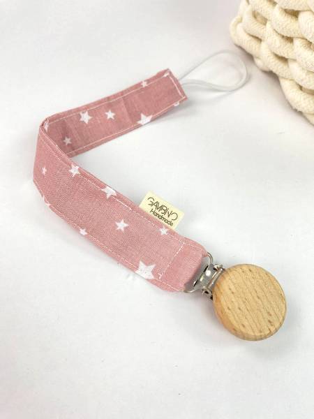 Κλιπ πιπίλας Pink dots
