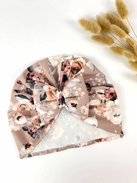Τουρμπάνι μπεζ floral