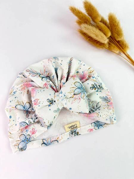 Τουρμπάνι Σιελ floral